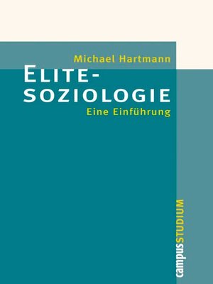 cover image of Elitesoziologie